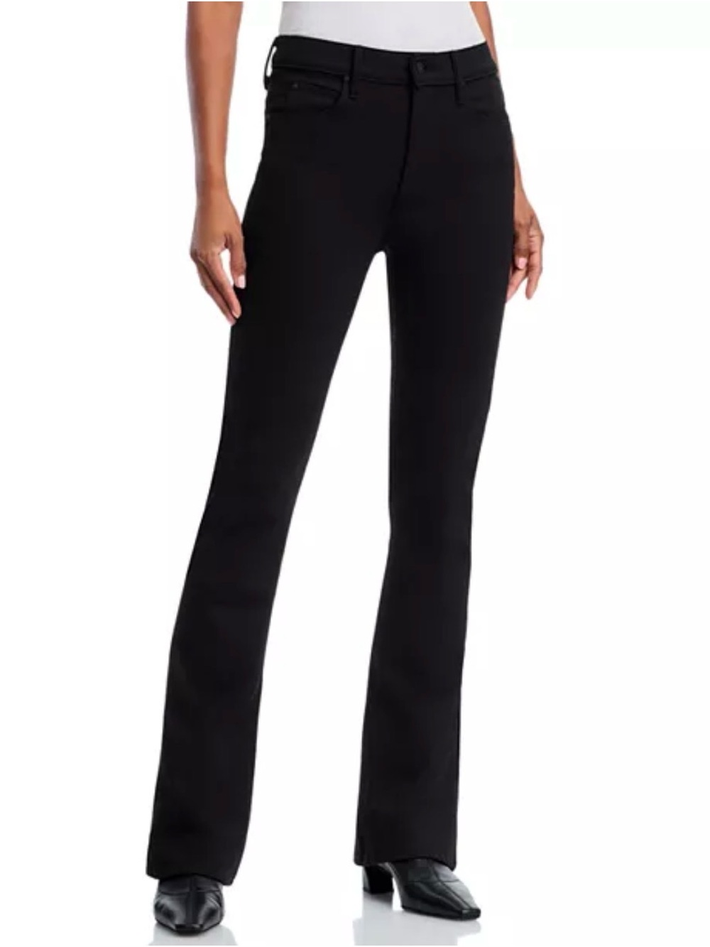 Mother the runway Dear Villian Skinny Bootcut Flare Jeans Black 31